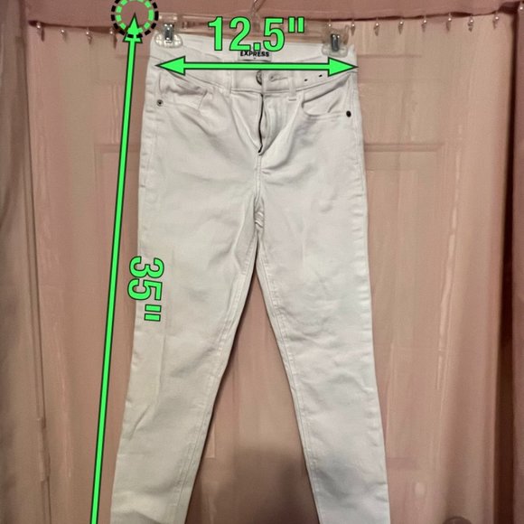 Express White Jeans/legging - Picture 3 of 3